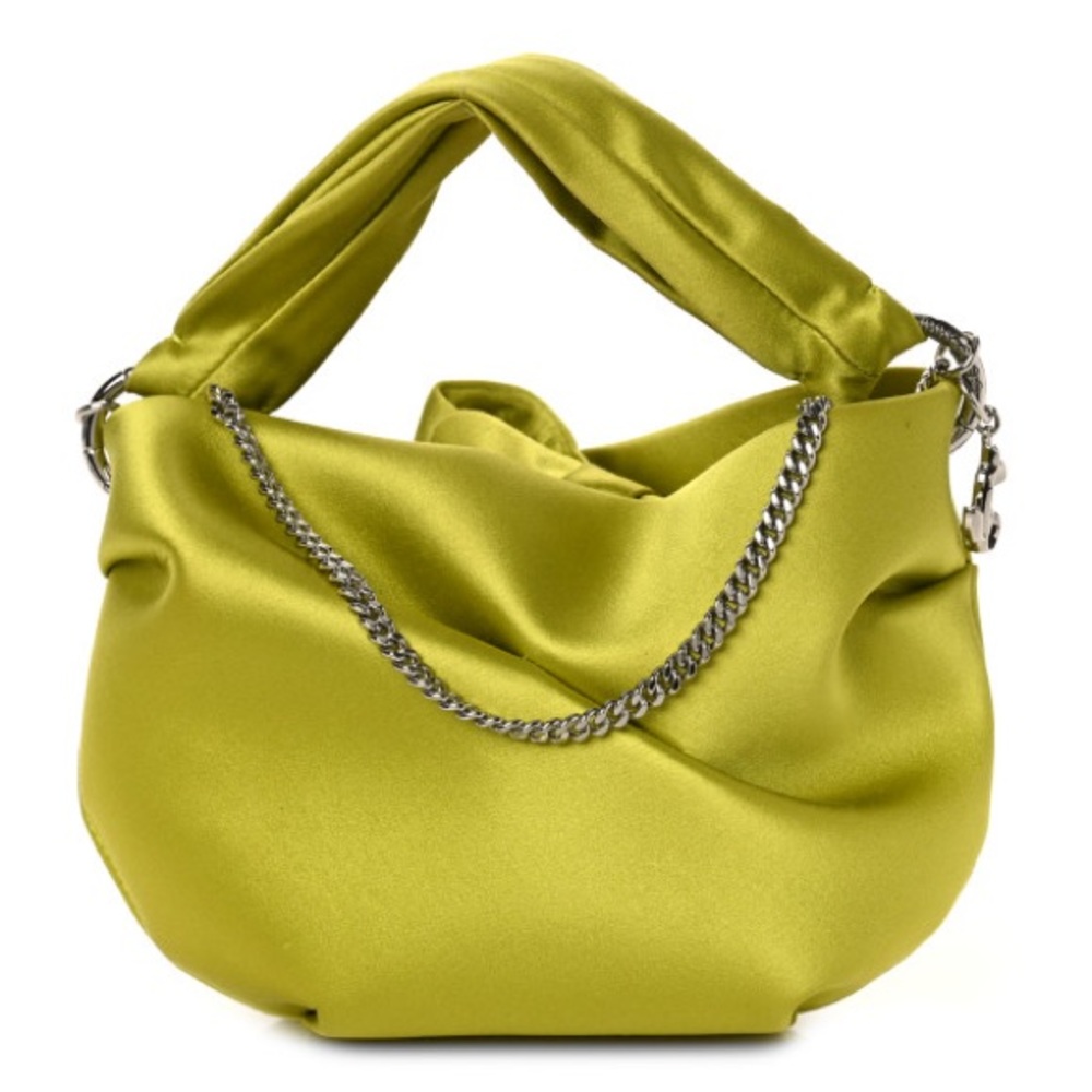 Jimmy Choo bonny satin evening bag